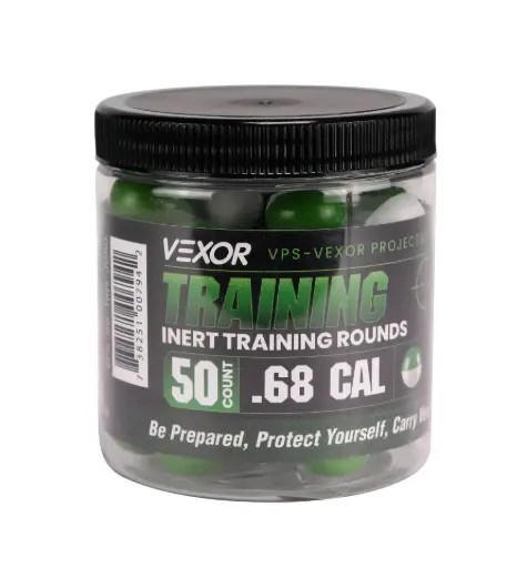 [VPS-68-TRN-J050] Vexor .68 Trainer Projectile ( 50 Count Jar)