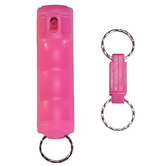 VEXOR® Key Guard Pepper Spray w/ Quick Release - Soft Pink