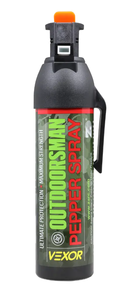Vexor OUTDOORSMAN® 9.2 oz. Pepper Spray 25-Foot Range for Ultimate Protection from Zarc