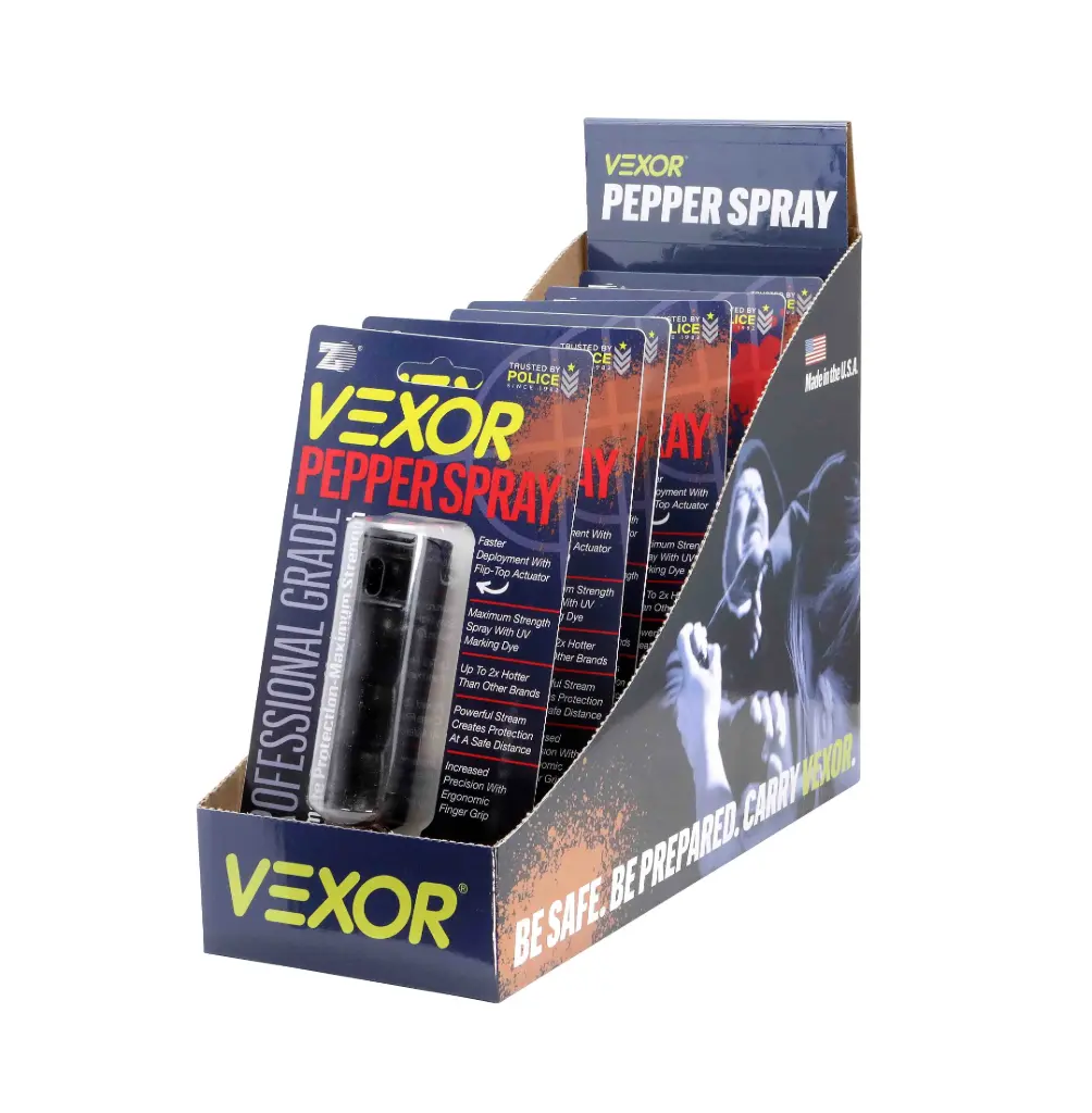 Vexor Spray Guard Pepper Spray SD-105S71 PDQ - Inner Pack PDQ1-6