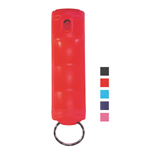 VEXOR® Compact Spray Guard Pepper Gel-Hard Durable Case - Red