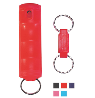 [SD-105S72R] Key Guard Pepper Spray w/ Release - Red