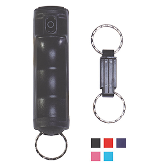 [SD-105S71R] VEXOR® Key Guard Pepper Spray- w/ Quick Release - Black