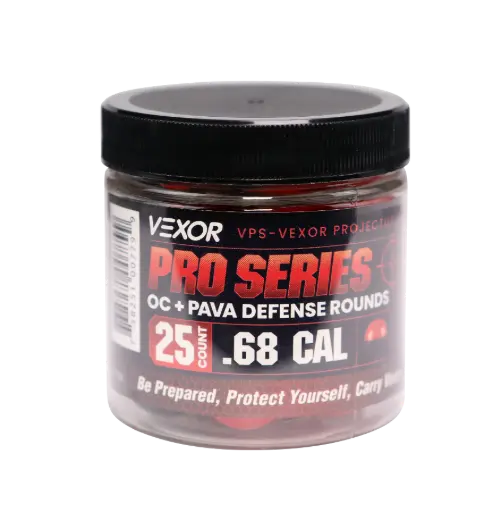 [VPS-68-PRO-J025] Vexor .68 Pepper Projectile PRO (25 Count Jar)