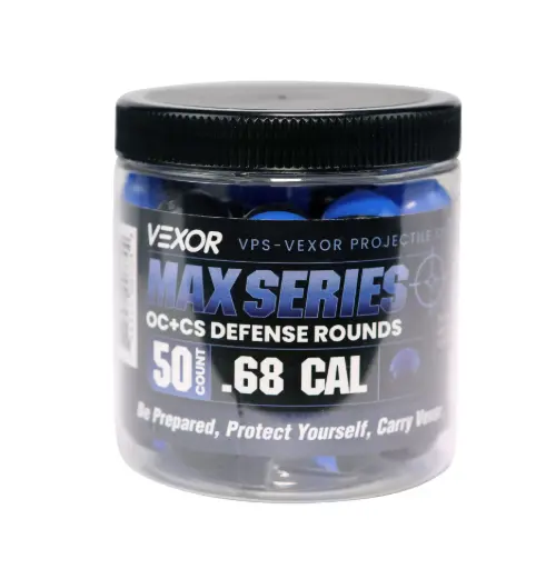 [VPS-68-MAX-J025] Vexor .68 Pepper Projectile MAX  (25 Count Jar)